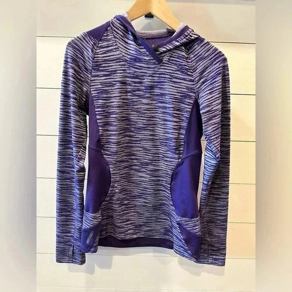 Pearl Izumi Tops - Pearl Izumi Flash Hoodie Pullover Purple Long Sleeve Cycling Shirt- medium